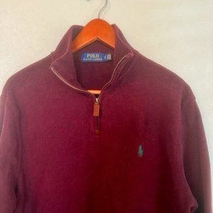 Polo Half Zip Sweater